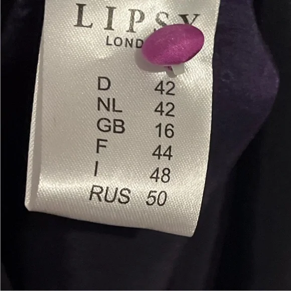 LIPSY Ombre 100% Silk Satin Baby Doll Mini Dress Rare Party Casual - Picture 5 of 9